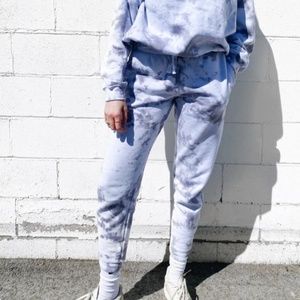Grey Tie-Dye Joggers